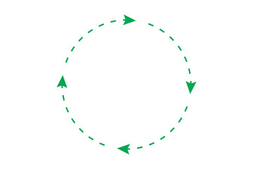Recycle icon, circle with arriws, round with arrows 
