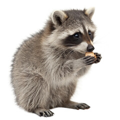 Obraz premium High-Resolution Raccoon PNG for Design Projects