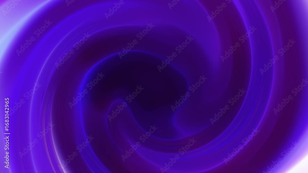 Poster deep purple swirling abstract vortex with smooth gradients and fluid motion