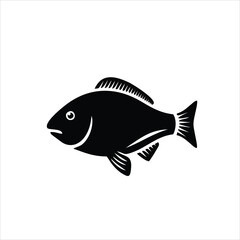 Fish icon, simple icon. Vector icon. Fish icon with white background. Fish icon. Trendy and modern icons. Symbol for the graph.
