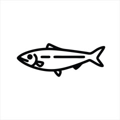 Fish icon, simple icon. Vector icon. Fish icon with white background. Fish icon. Trendy and modern icons. Symbol for the graph.