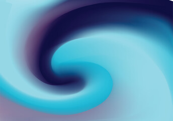Abstract Swirling Gradient Teal Blue and Purple Hues vector