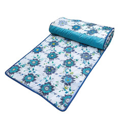 Foldable outdoor blanket, compact and waterproof, perfect for picnics white background