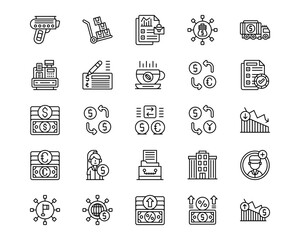 Trading Line Icons