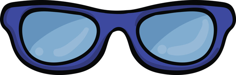 vector illustration of eyewear