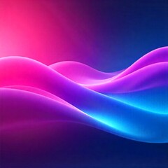 Vibrant Abstract Gradient Background Waves