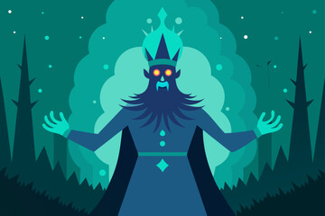 a powerful and ancient spirit manifesting in a for