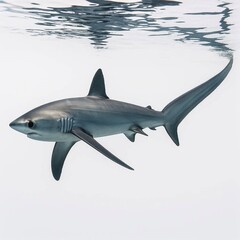 Fototapeta premium Sharck swimming under the water