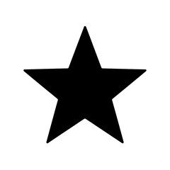 Obraz premium Star shape and symbol express simplicity with icon design for rating and favorite achievement feeling, PNG Transparent