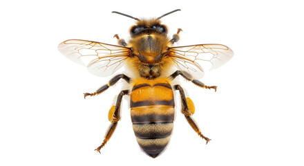 Isolated Honey Bee