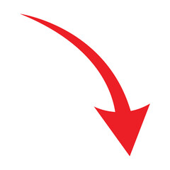 Red Down arrows png background 