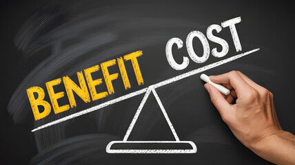 Balance cost and benefit for strategic business decisions and long term investment success