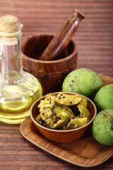 Aam Ka Achar or Dry Mango Pickle,Khatta Meetha Aam Achar