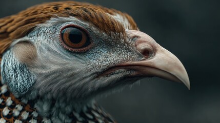 Intriguing Close-up of a Bird's Head