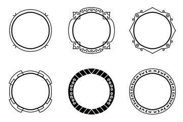 Vintage Style Hand Drawn Frame Collection