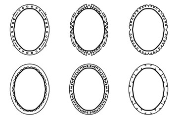 Vintage Style Hand Drawn Frame Collection