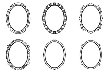 Vintage Style Hand Drawn Frame Collection
