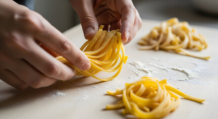 Making fresh pasta at home, a culinary project for preparing delicious homemade pasta