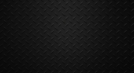 Dark diamond plate industrial metallic texture