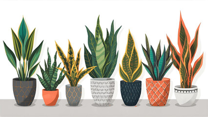 plants in pots
