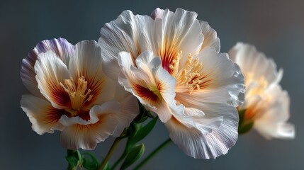 Fototapeta premium Delicate floral artistry in soft light