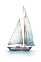 Fototapeta premium Sailboat sailboat watercraft vehicle.