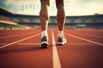 Fototapeta premium Footwear stadium sports shoe.