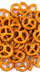 Close-up of many small pretzels (1)