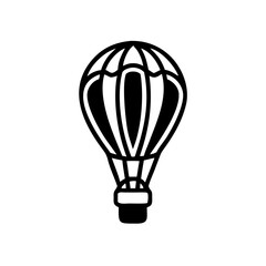 Fototapeta premium Single Hot Air Balloon Illustration