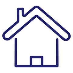 Outline home line icons isolated on a white background. House icons sign  Eps 10. Vector illustration.