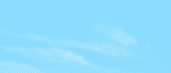 Blue sky background with white clouds. Cumulus white clouds in the clear blue sky. 