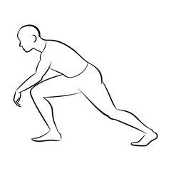 Cyborg Sprinter on Neon Racetrack � Futuristic Athlete with Metallic Limbs, Synthetic Power, and Digital Speed