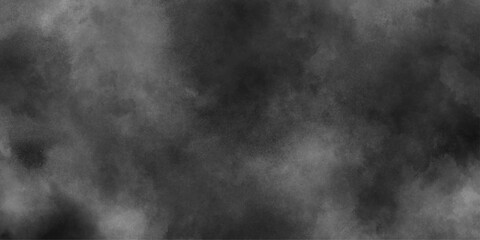 Abstract white and gray isolated cloud cumulus clouds. Gray aquarelle painted realistic fog or mist smoky textured canvas design. White and ash messy wall stucco texture background.	