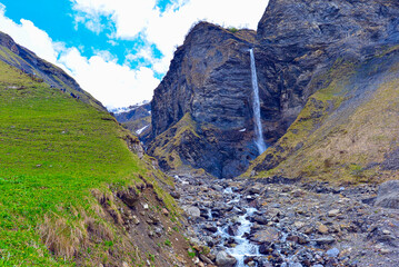 Wasserfallarena von Batöni, Mels, Kanton St. Gallen