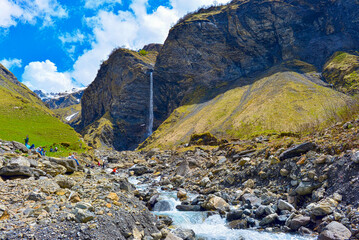 Wasserfallarena von Batöni, Mels, Kanton St. Gallen