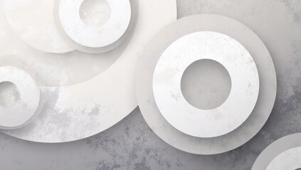 Abstract circles on a textured background