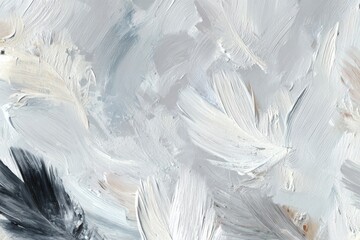 Abstract painting in muted tones