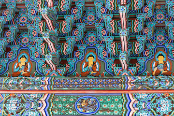 Dancheong in Korean temples