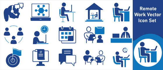 Remote work, home office, laptop, video calls, conferences, collaboration, co-working, productivity, task management, cloud storage and more