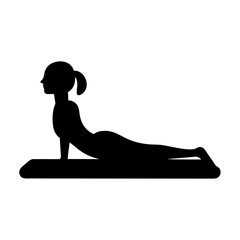 Serene Yoga Instructor in Cobra Pose on Dewy Meadow Surrounded by Wildflowers at Sunrise