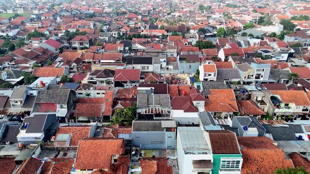Aerial View of Urban Landscape.