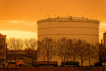Industrieanlage mit Tanklager