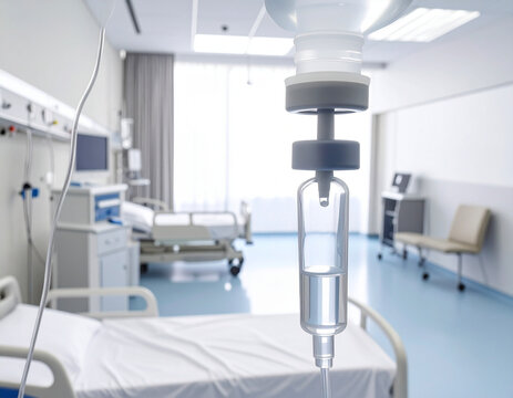 Intravenous Drip – Clean Hospital Healthcare Concept