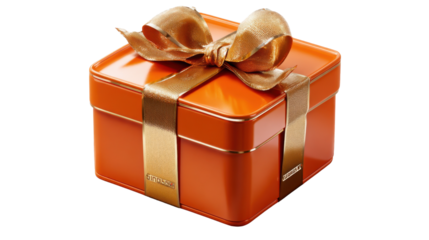 Present Wrapped Gift: A vibrantly colored gift box, adorned with an elegant ribbon. It's a visual promise of delight and anticipation.
