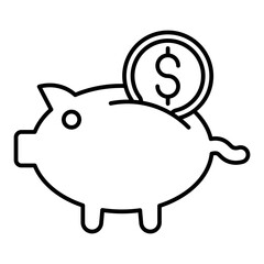 piggy bank icon