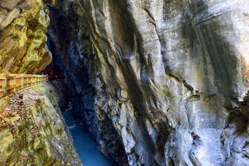 Taminaschlucht bei Pfäfers, Kanton St. Gallen