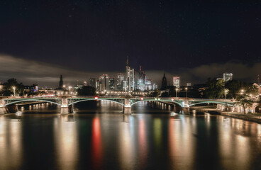 Frankfurt Sternenklare Nacht