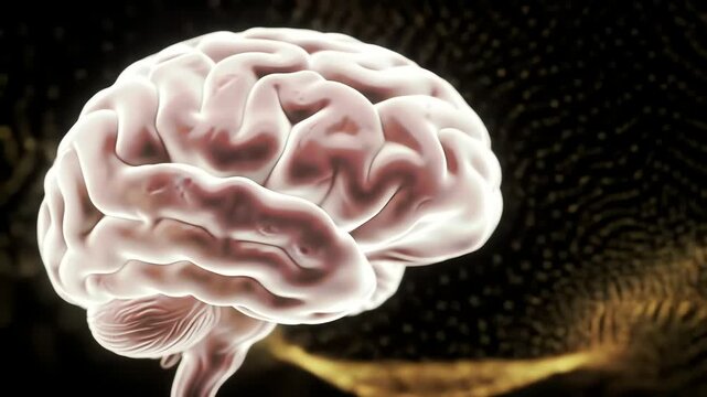 a fetal brain at 12 weeks, revealing cortical folds beginning to ripple like ocean waves of cognition
