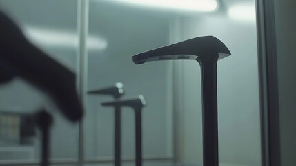 Modern Hammers Displayed in a Minimalist Setting