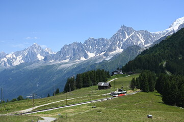 Bellevue Mit Mont BlancGruppe